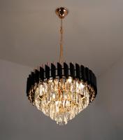 Люстра светодиодная ESTARES SIMONA86 8хЕ14-480х890-BKGD/CRYSTAL-220-IP20 Управляемая