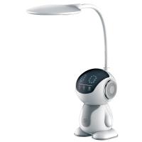 Светильник настольный CAMELION KD-858 C01 белый+серый LED 8 Вт,230В,500 лм,сенс.рег.ярк