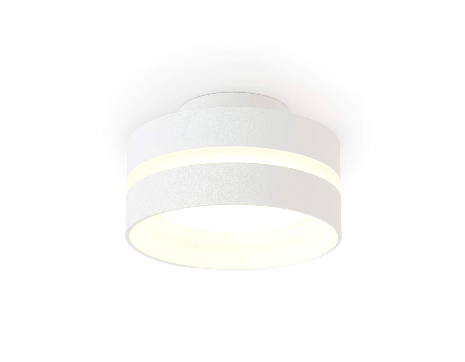 Светильник накладной AMBRELLA TN5419 SWH/FR белый песок/белый матовый GX53 IP20 D95*60 