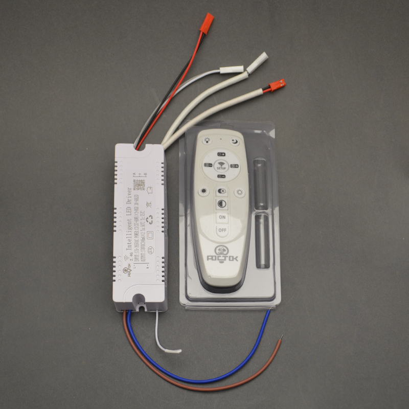 Драйвер+ПДУ CX (37-60W)*2+RGB 30-60LED 170VDC 240mA  2.4 G