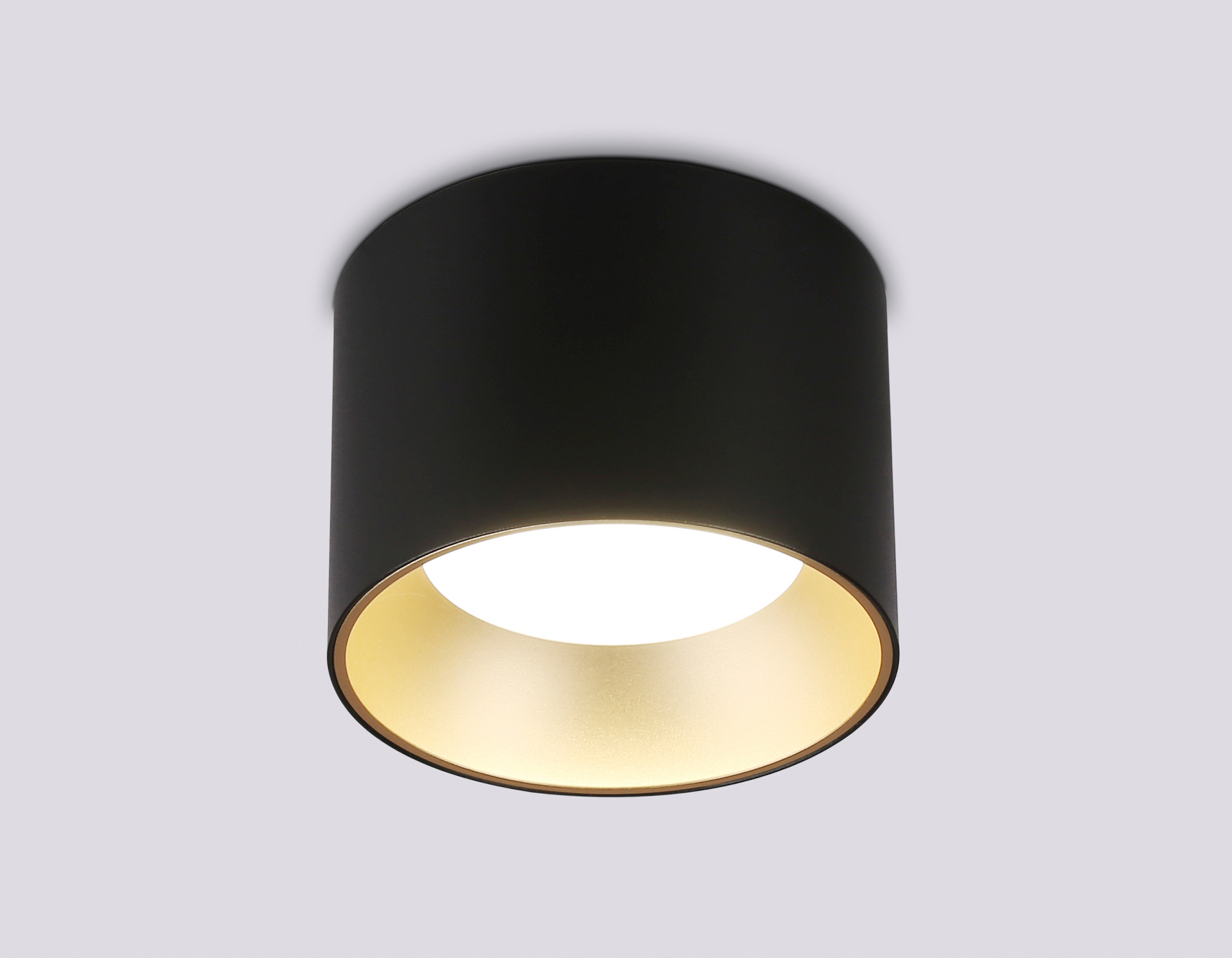 Светильник накладной AMBRELLA TN52887 SBK/SGD черный песок/золото песок GX53 max 12W D97*70