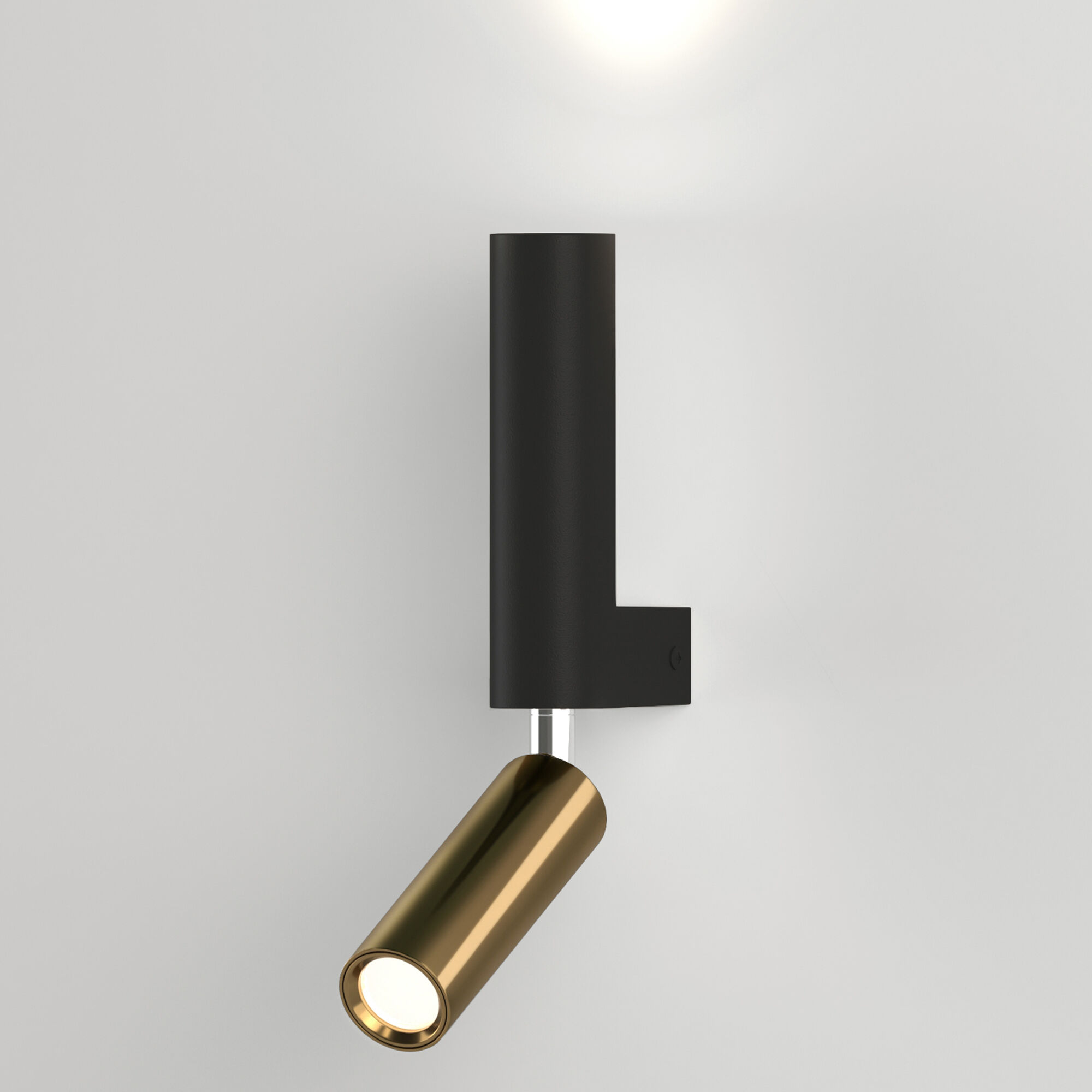 Настенный светильник 40020/1 LED черный/латунь EUROSVET
