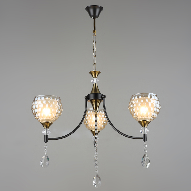 Люстра NH5310/3 COF+COP кофе+медь 3х60W E27 d650 h560, QH22