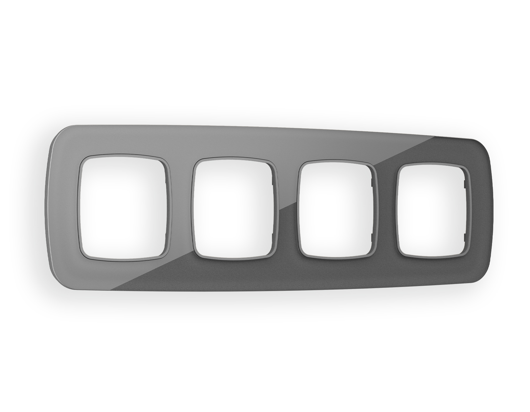 OF320654 Рамка OMEGA Radian (Антрацит серый Стекло органическое) 4-ая