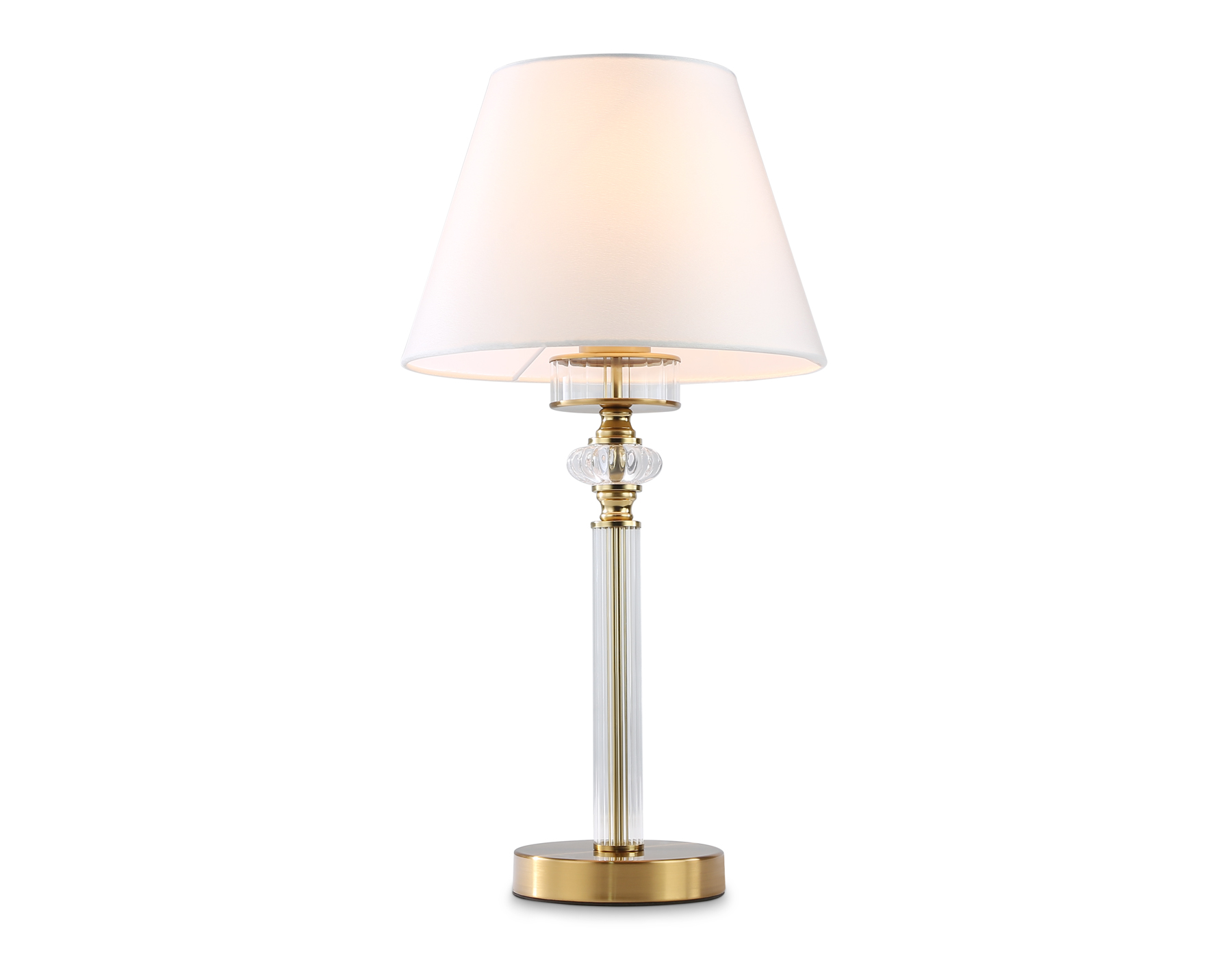 Светильник настольный AMBRELLA LH71027 BS/WH латунь/белый E14 max 40W D260*505