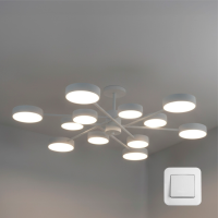 Люстра светодиодная ESTARES MATEO 150W 12R-ON/OFF-1014x250-WHITE/WHITE-220-IP20