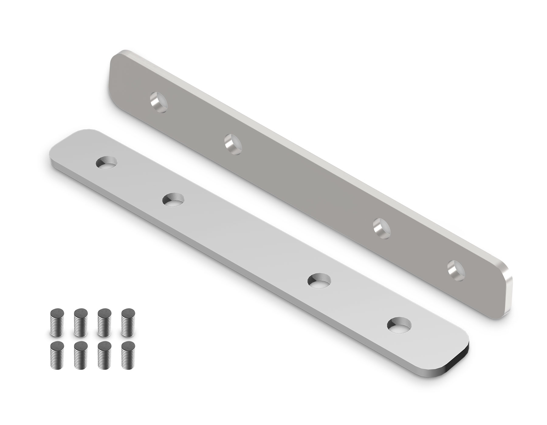 Комплект прямых соединителей для шинопровода Magnetic 48V 10mm GL2006 AL алюминий 40*40*1,5 2шт