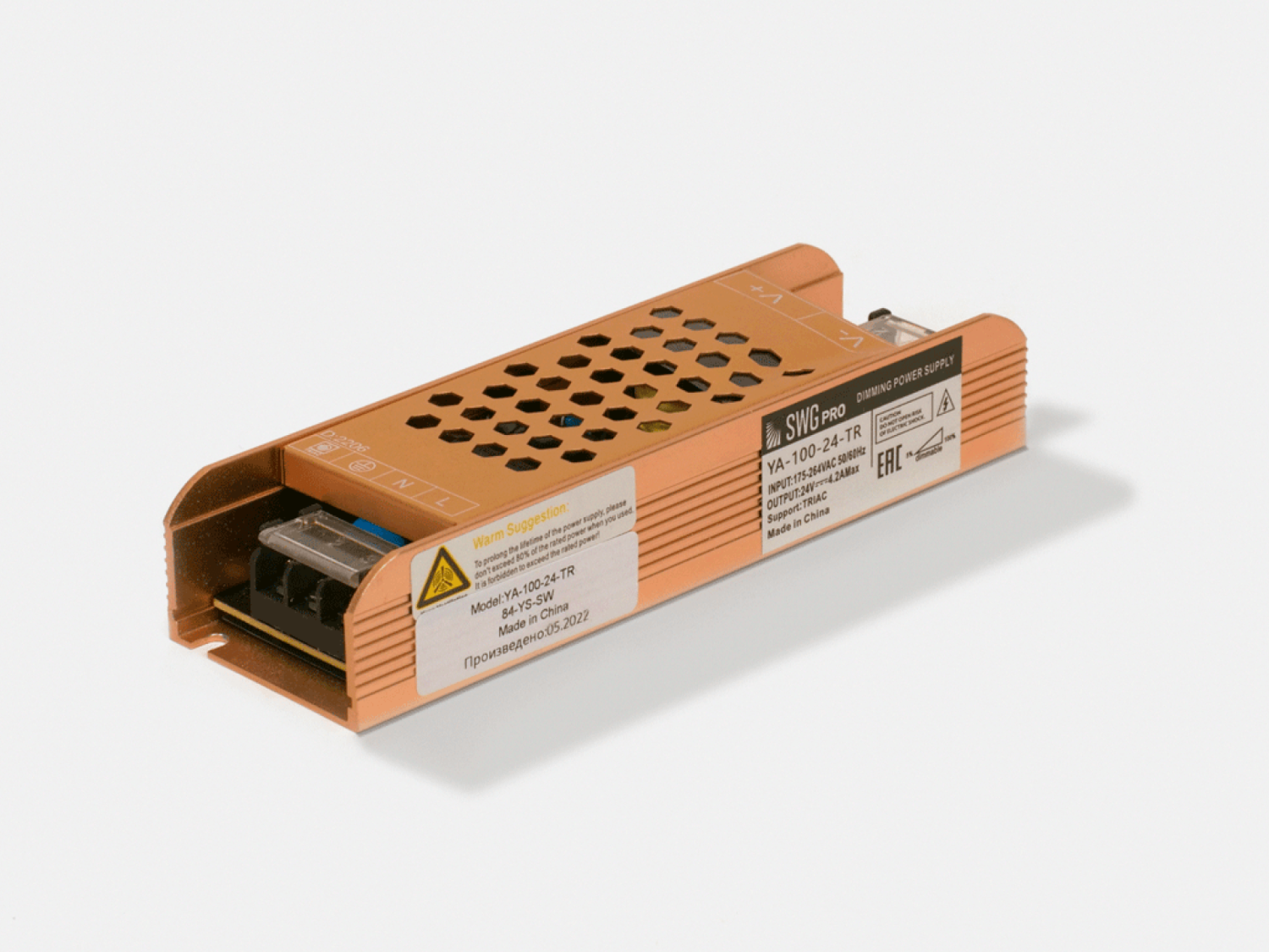 Блок питания диммируемый SWG YA-100-24-TR