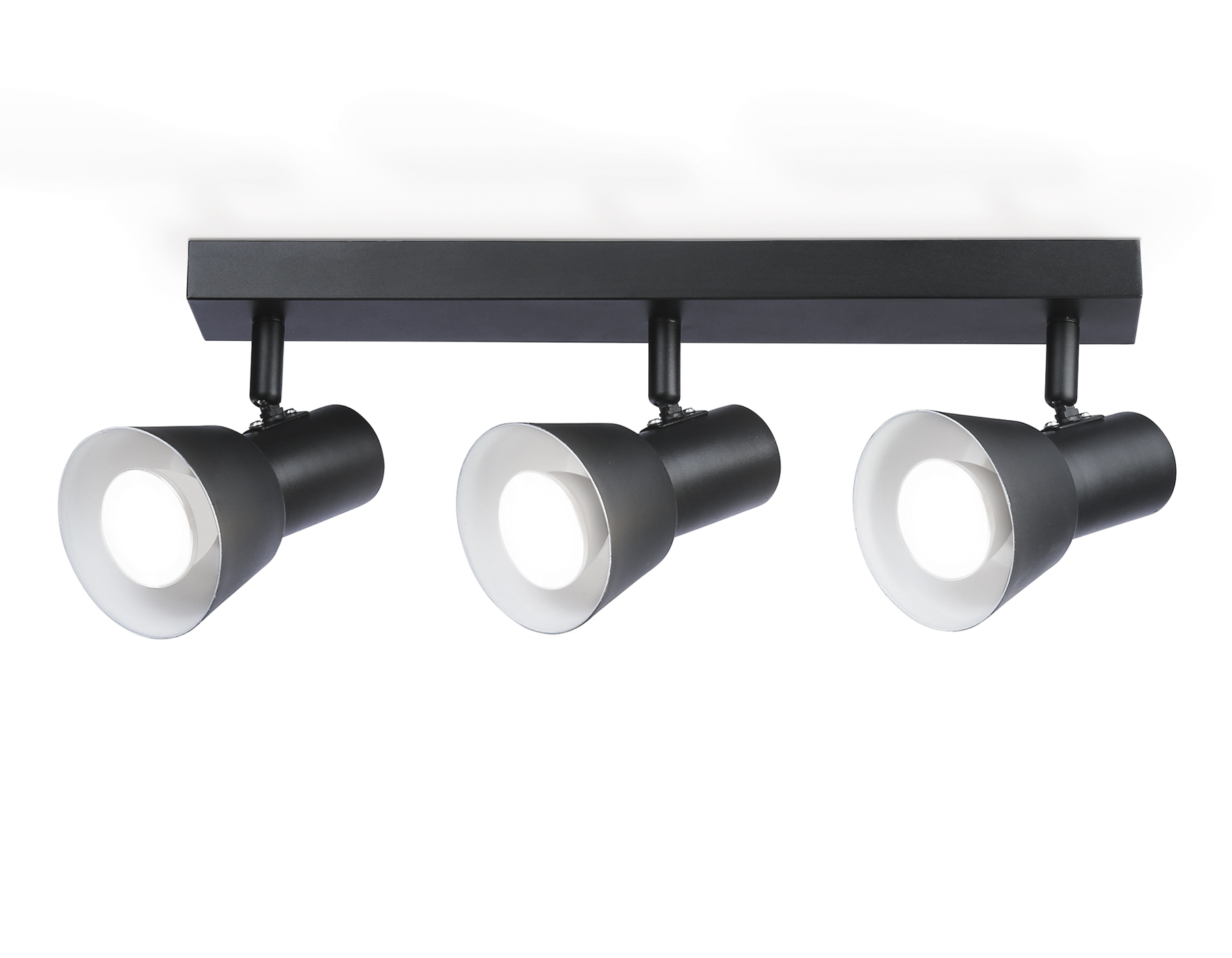 Светильник накладной AMBRELLA TA13122/3 BK/WH черный/белый GU10/3 max 12W 470*85*150 повор на планке