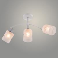 Люстра XA1641A/3 WH+CR белый/хром 3х60W E27 d590 h320, HN25