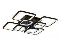 Светильник Ambrella FA4424/4+4 BK черный 150W 3000K+6400K/4200K/6400K+3000K 580*580*120 (ПДУ ИК)