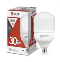 Лампа светодиодная IN HOME LED-HP-PRO 30Вт 230В Е27 4000К 2700Лм