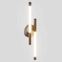 Бра ИМИДЖ PLW-7048-570SBK двойное LED 8W, матовый черный 