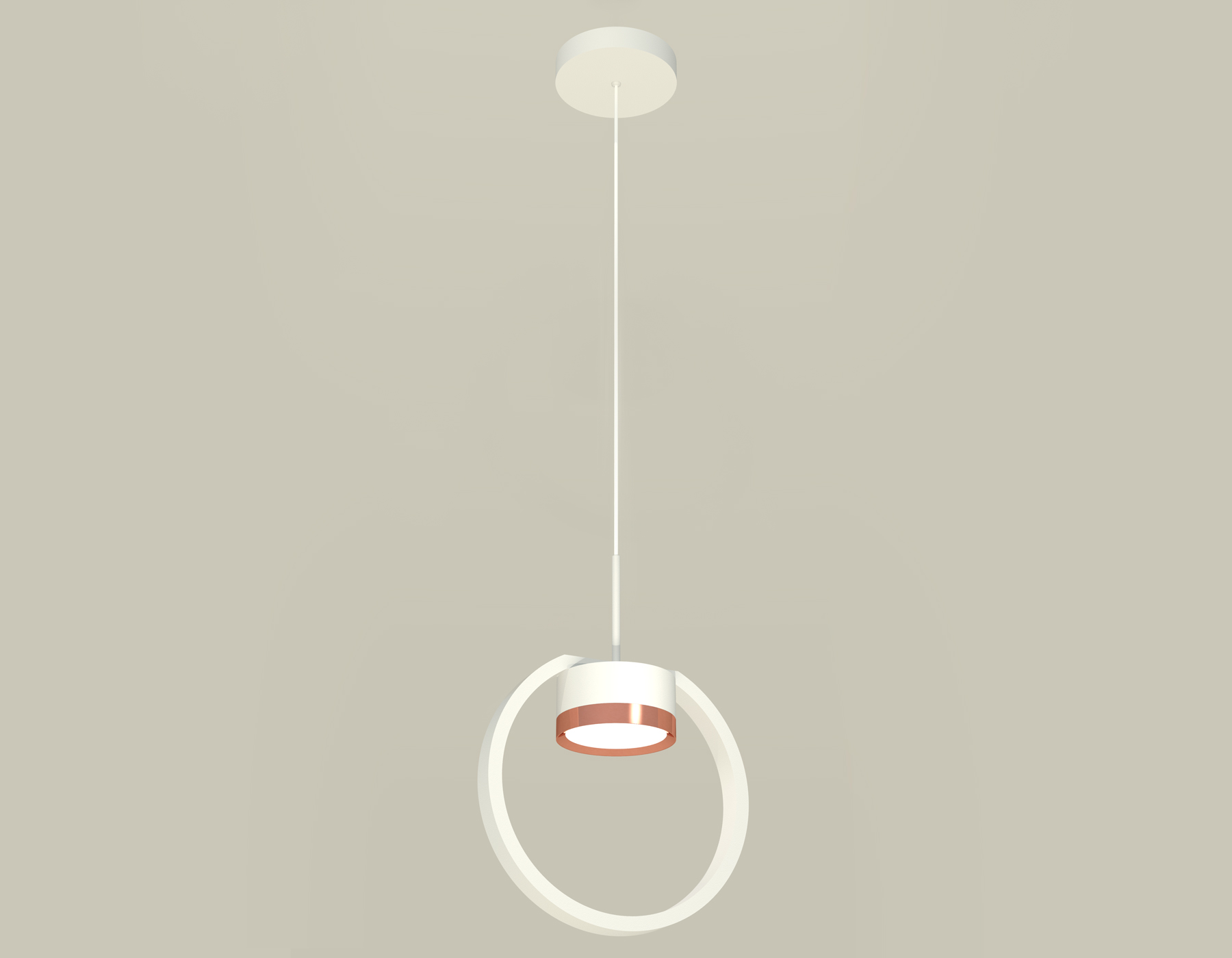 XB9101104 SWH/PPG белый песок/золото розовое полированное GX53 (C9101, N8126)