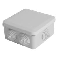 Коробка разветвительная STEKKER EBX10-36-55 100*100*50мм 6 вводов IP55 светло-серая (GE41255)