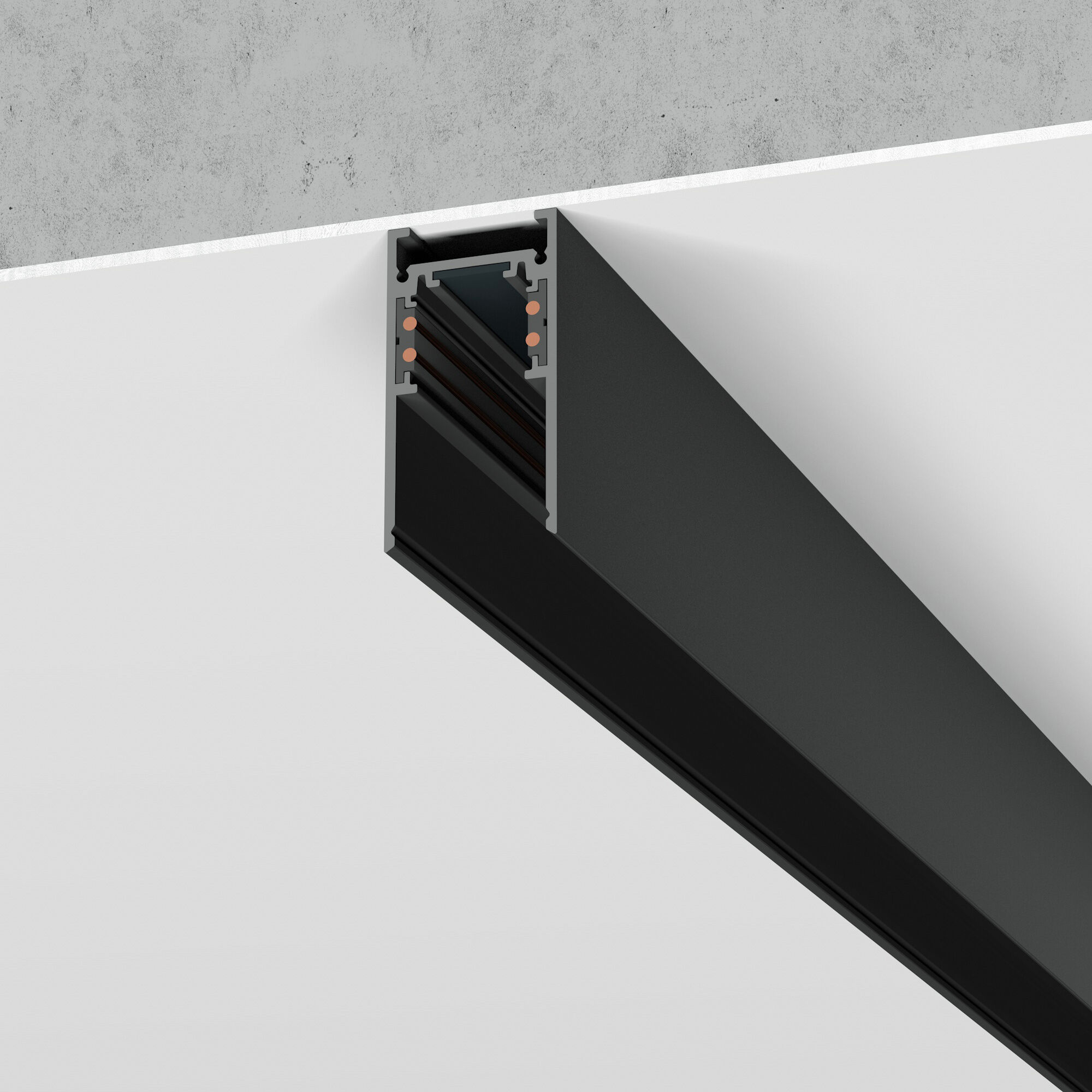 Slim Magnetic Шинопровод накладной (черный) (3 м) 85127/00 85127/00