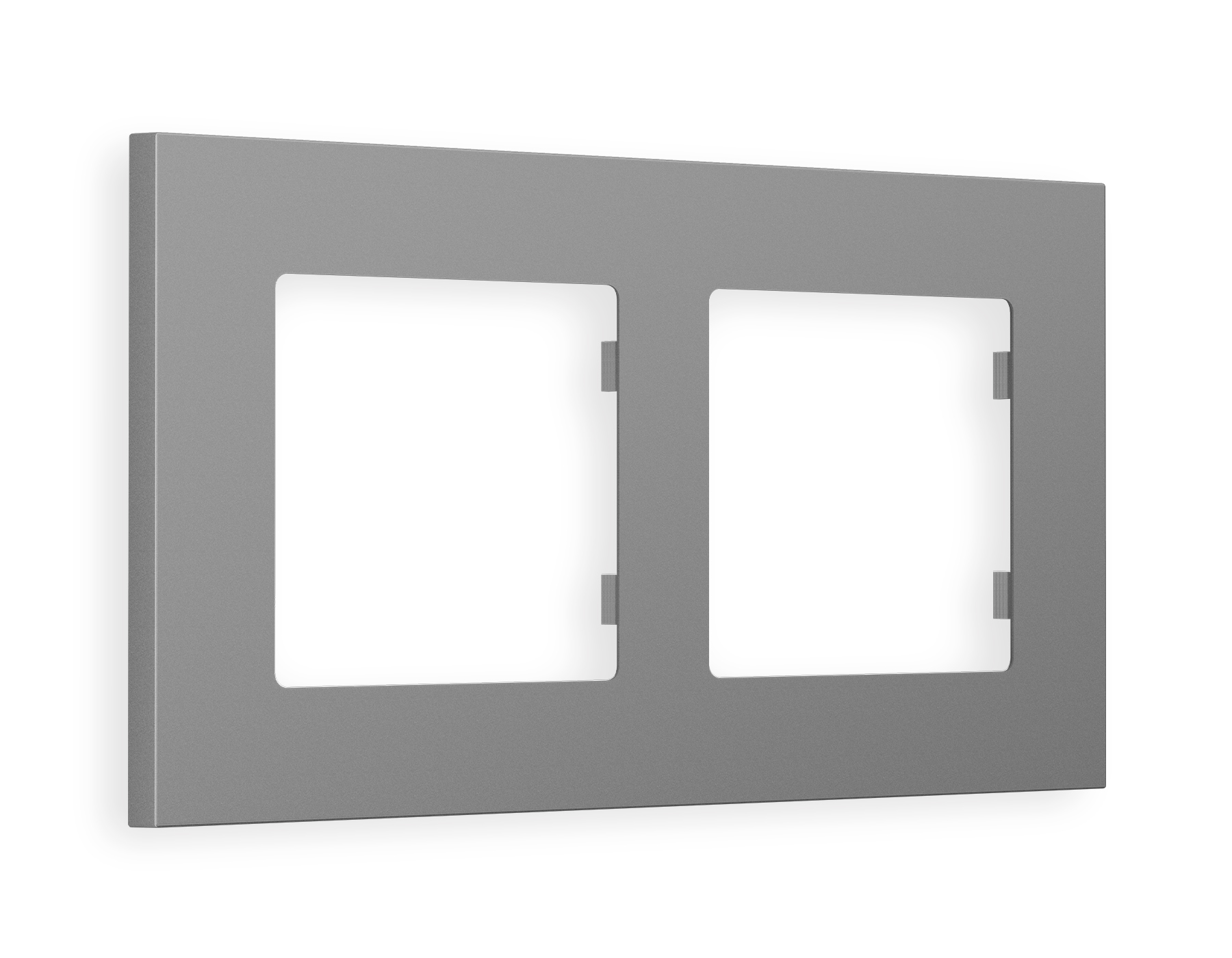 AF250502 Рамка ALFA Qubi (Сталь матовый) 2-ая