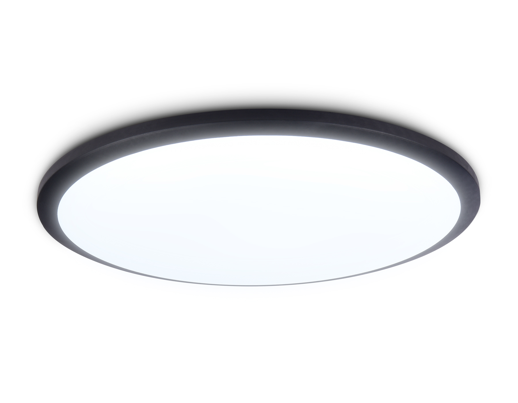 Светильник светодиодный Ambrella FZ1235 BK черный IP44 48W 6400К D450*55 (Без ПДУ)