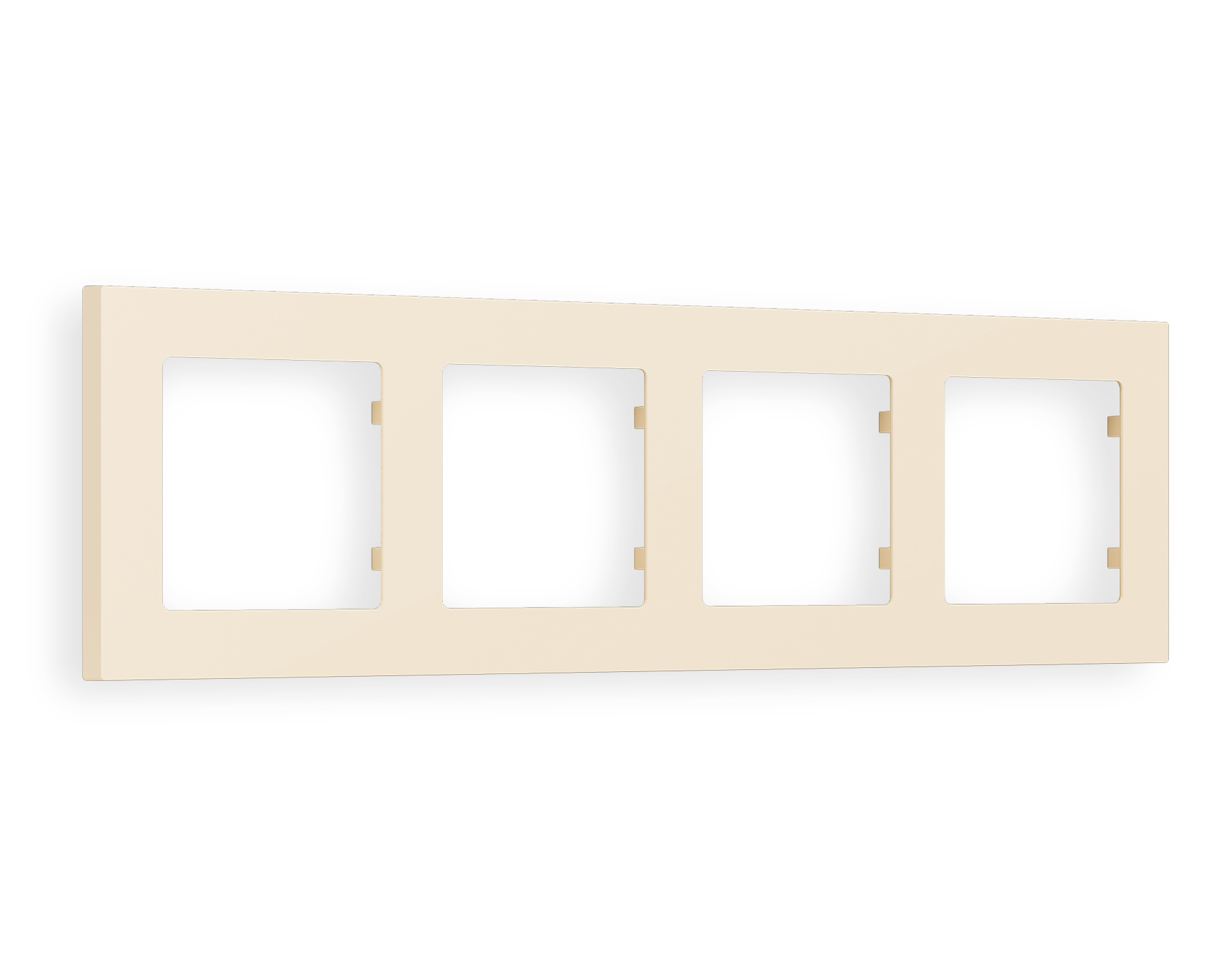 AF220334 Рамка ALFA Techno (Бежевый матовый) 4-ая