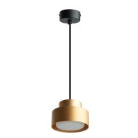 Светильник на подвесе FERON HL3678 GX53 12W 230V, золото D75*H110 
