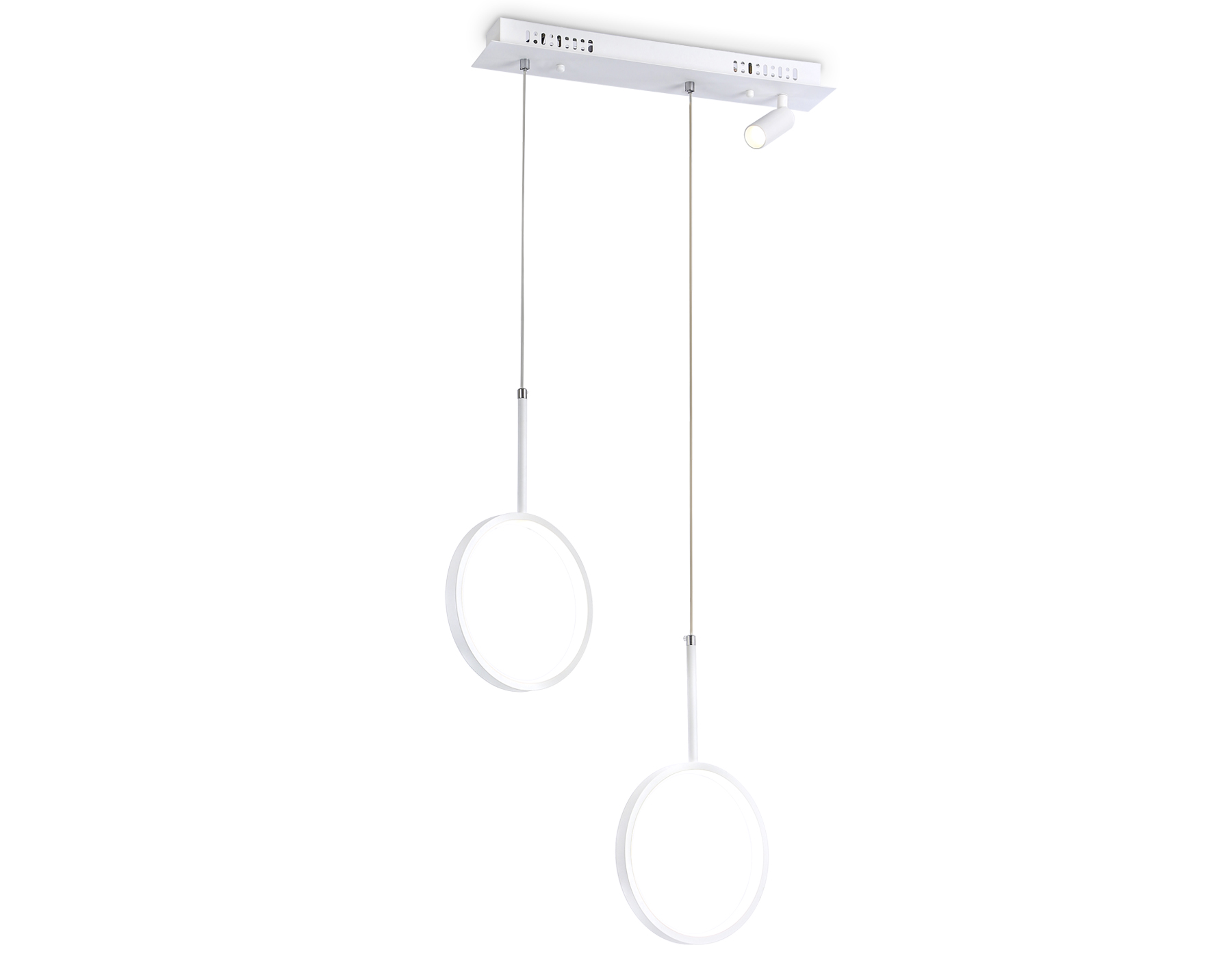 Светильник Ambrella FL5272/2+1 WH белый 38W 3000K/4200K/6400K+4200K 500*90*1200 (ПДУ ИК)