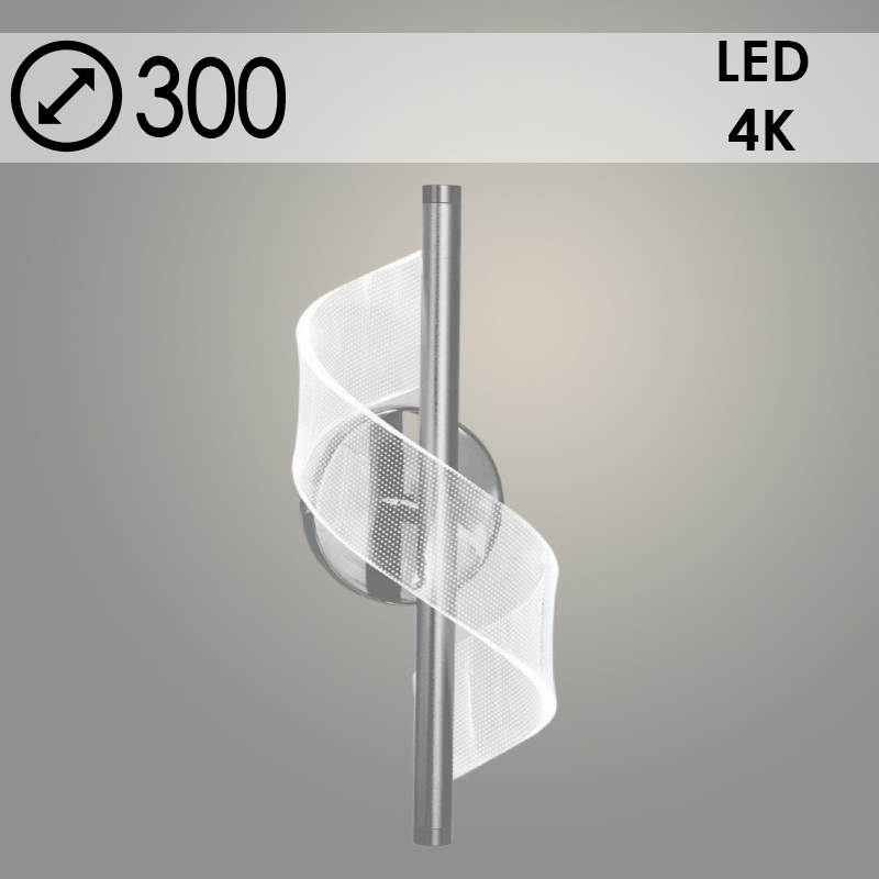 Бра K38836/10W CR хром 10W LED 4000K h300, 24