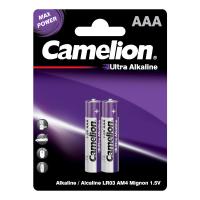 Батарейка CAMELION Ultra BL2 LR03 (LR03-BP2UT, мизинчиковая батарейка ААА 1.5В)