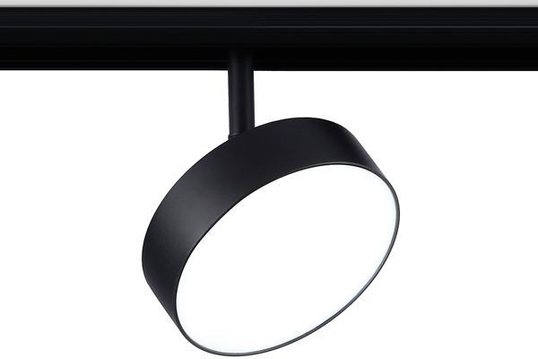 Светильник светодиодный для шинопровода Magnetic GL3855 BK черный IP20 18W 4200K 48V D115*30