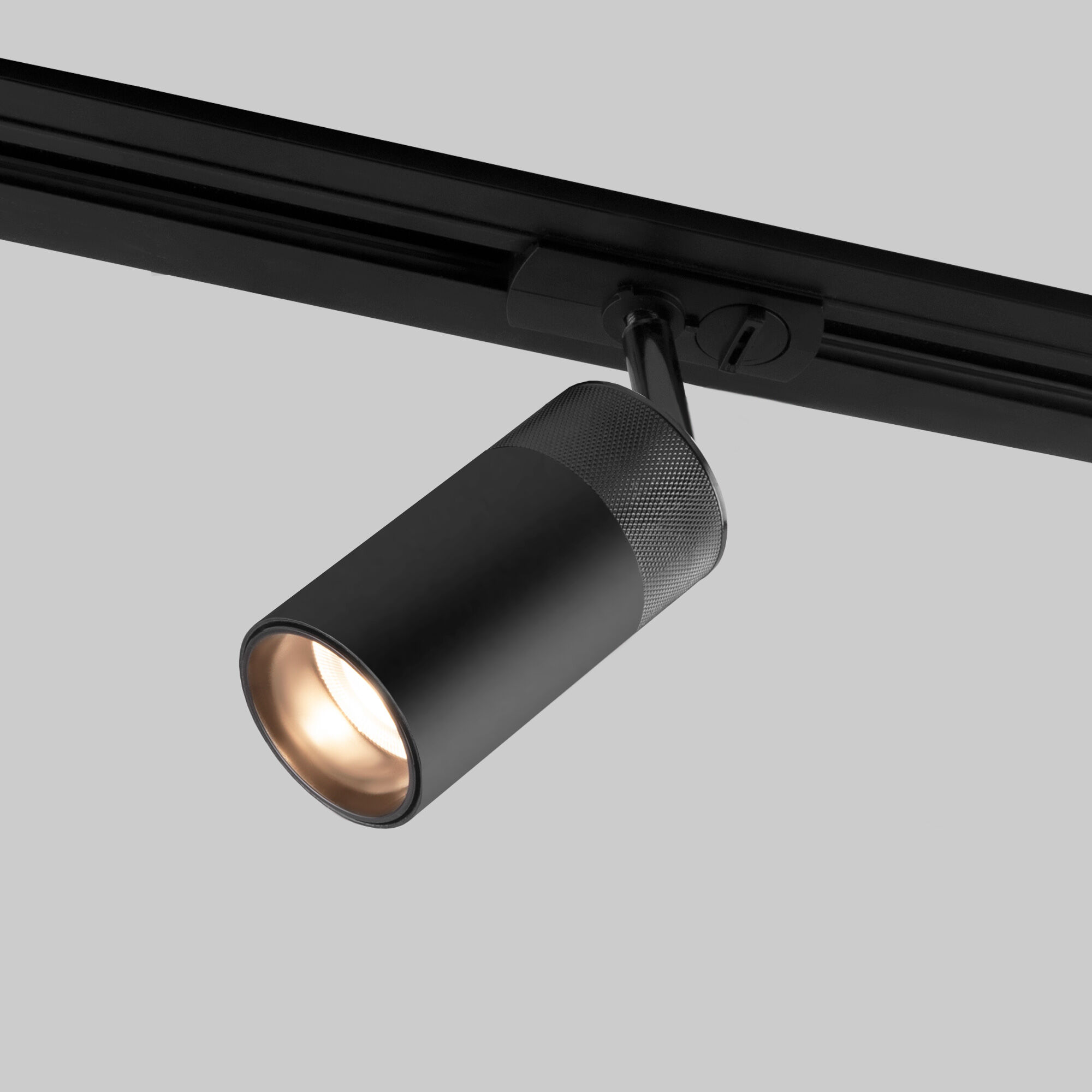 Basic System Трековый поворотный светильник 9W 4200K Riffe чёрный однофазный 85512/01