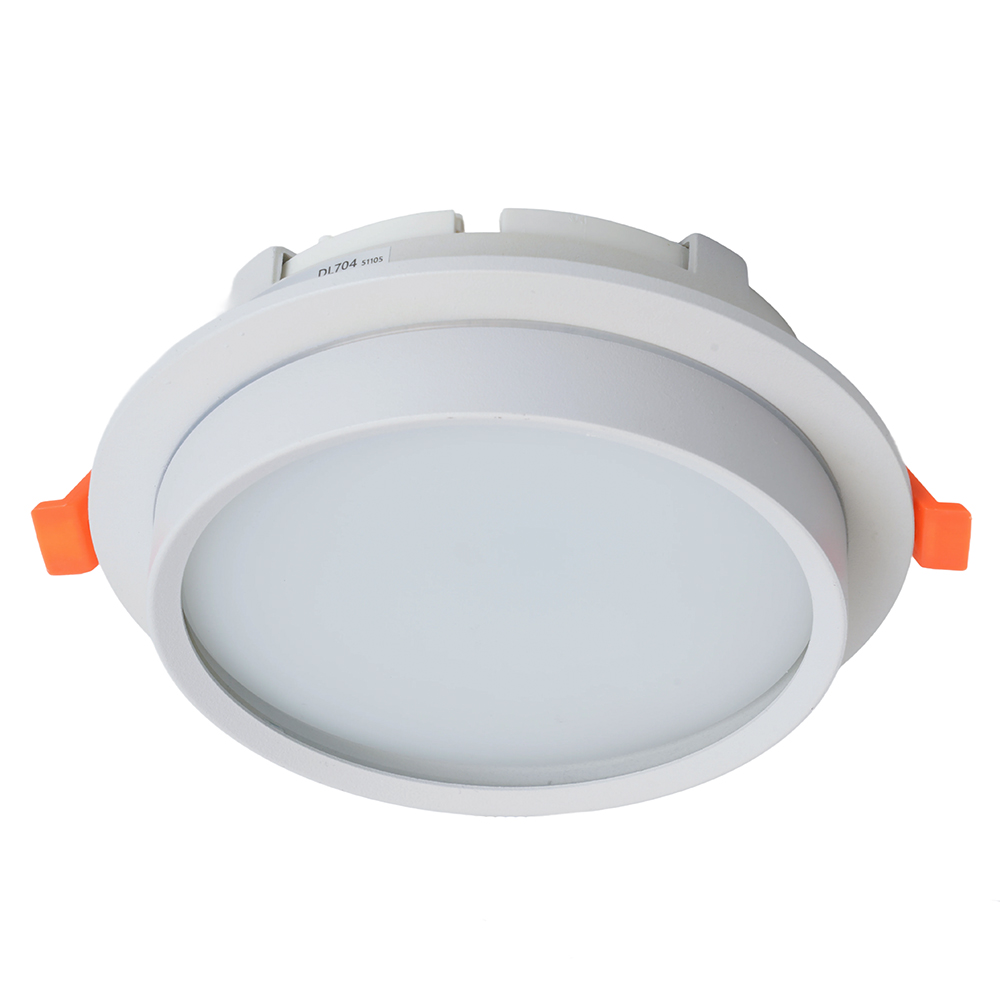 Светильник FERON DL704 25W 230V GX70, IP44, белый, круг, без лампы 