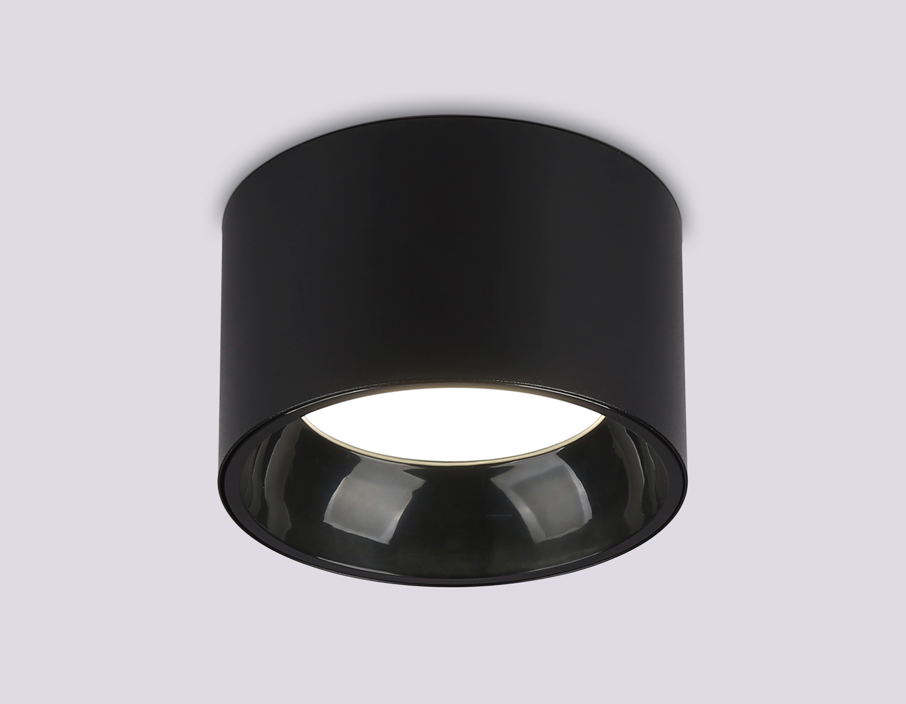 Светильник накладной AMBRELLA TN52894 SBK/GBK черный песок/черный глянец GX53 max 12W D97*60