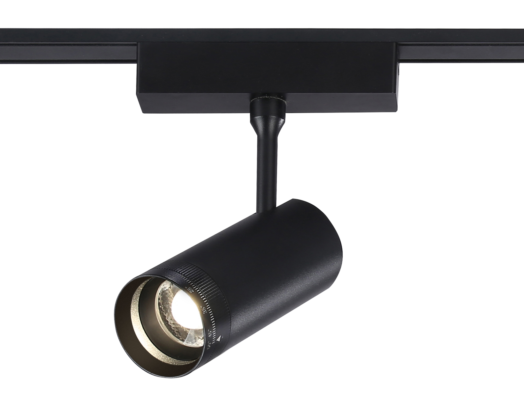 Светильник светодиодный ZOOM для шинопровода Magnetic US GV1571 BK черный IP20 10W 4200K 48V 15-51° 