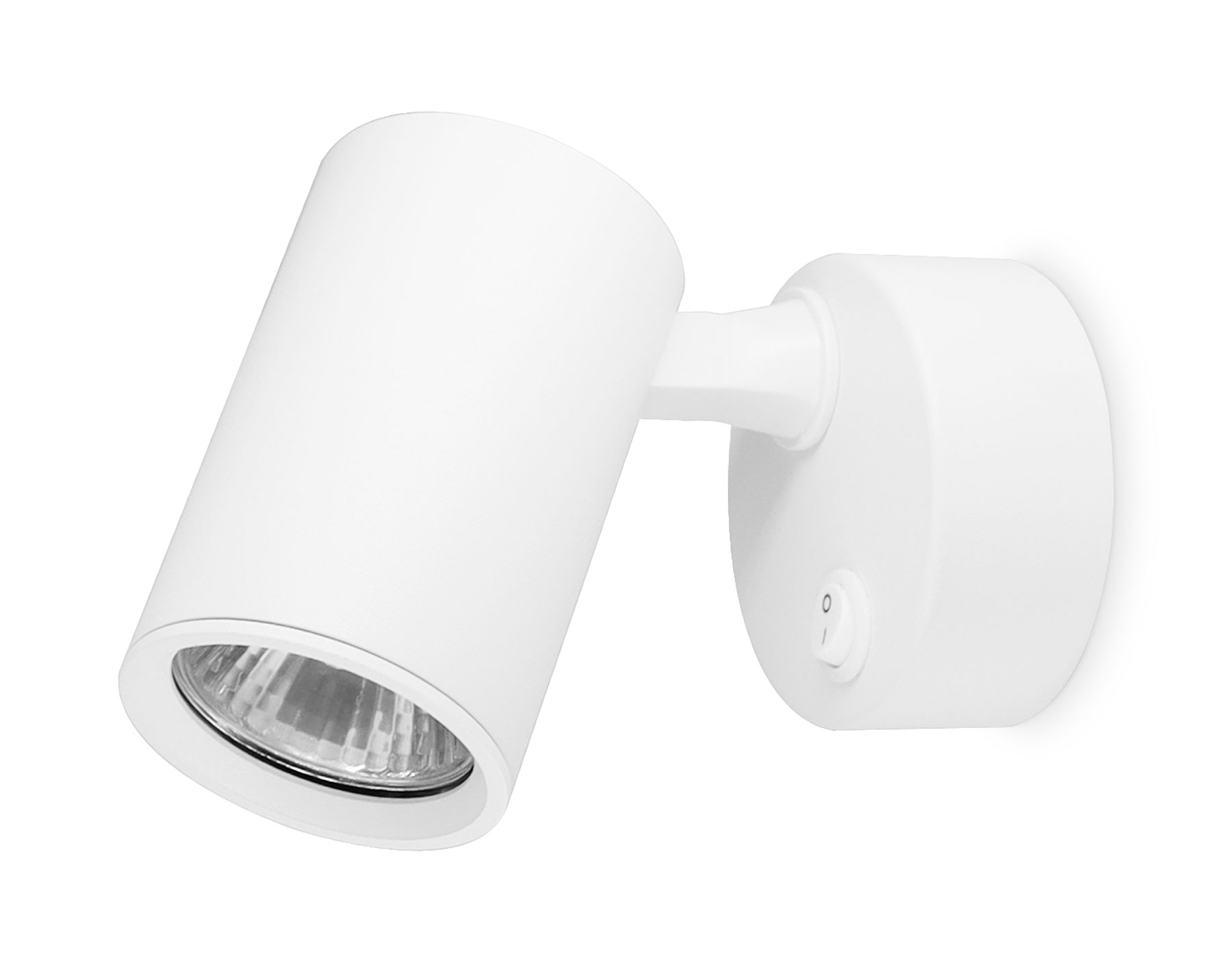 Светильник накладной AMBRELLA TA1291 WH белый GU10 max 12W 87*55*138 поворотный с выключателем 