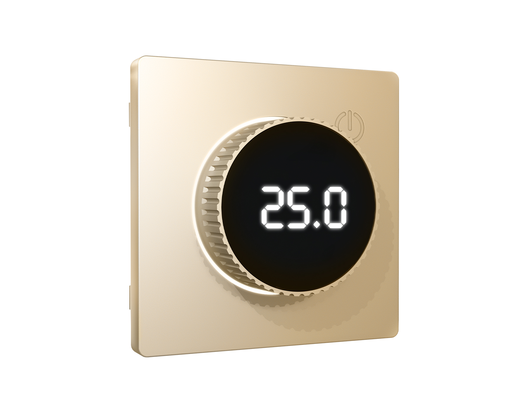 AP6058 Лицевая панель ALFA (Шампань) для терморегулятора теплого пола с цифровым дисплеем QUANT