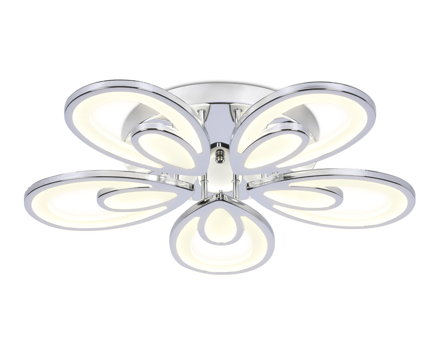 Светильник Ambrella FA469/5 CH хром 110W 580*560*80 (ПДУ РАДИО 2.4) с пультом