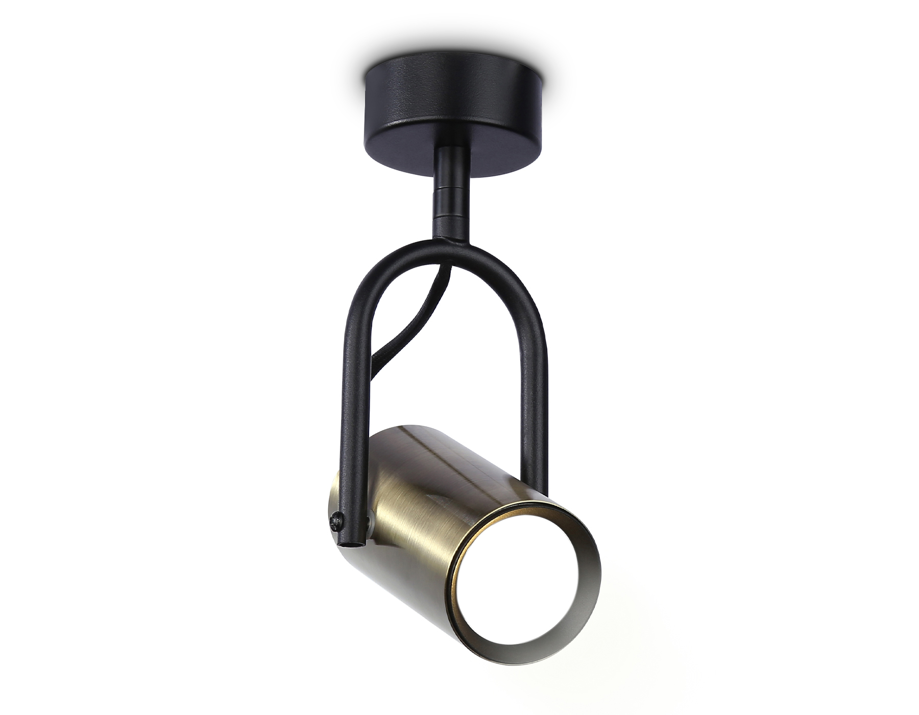 Светильник накладной AMBRELLA TA13192 BK/SB черный/бронза GU10 max 12W D55*L100*H200 поворотный 