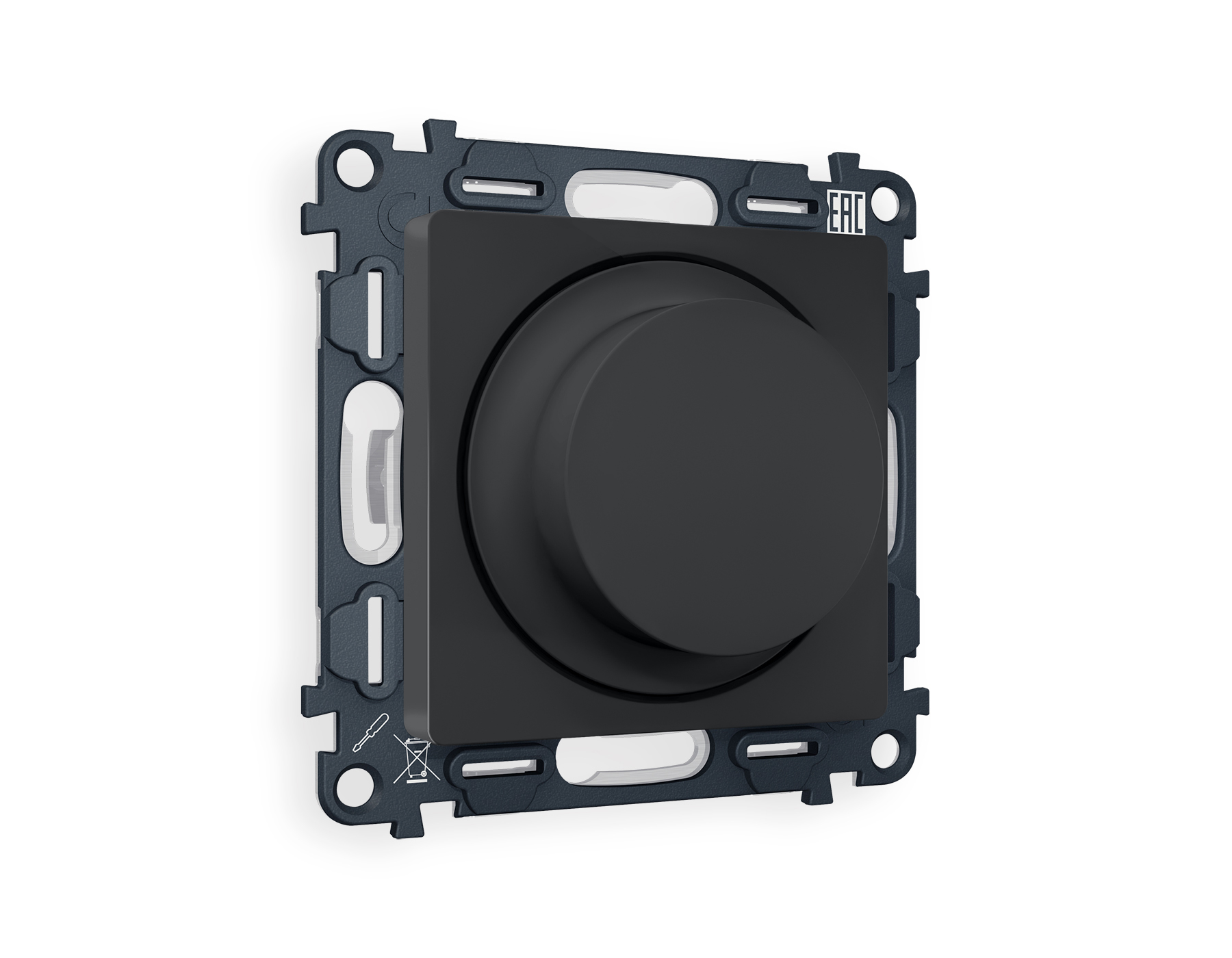 MA905510 Комплект механизма светорегулятор ALFA Графит мяг/кас25-600W/LED 5-300W QUANT(AP9055,VM136)