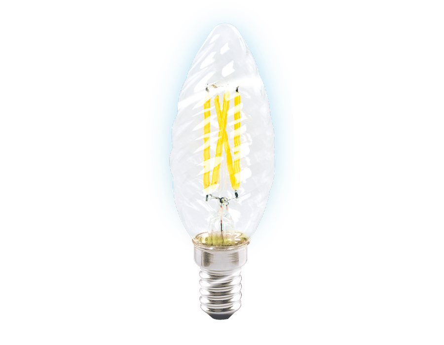 Лампа Ambrella Filament LED C35 6W E14 6400K (50W) 220-240V
