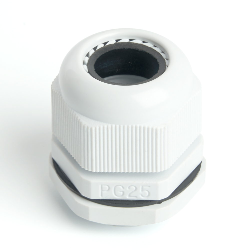 Сальник PG25 диаметр проводника 16-21 мм IP54, серый (DIY упаковка 2 шт)