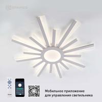 Люстра светодиодная ESTARES TERESA 100W R-APP-680x50-WHITE/WHITE-220-IP20 Управляемая