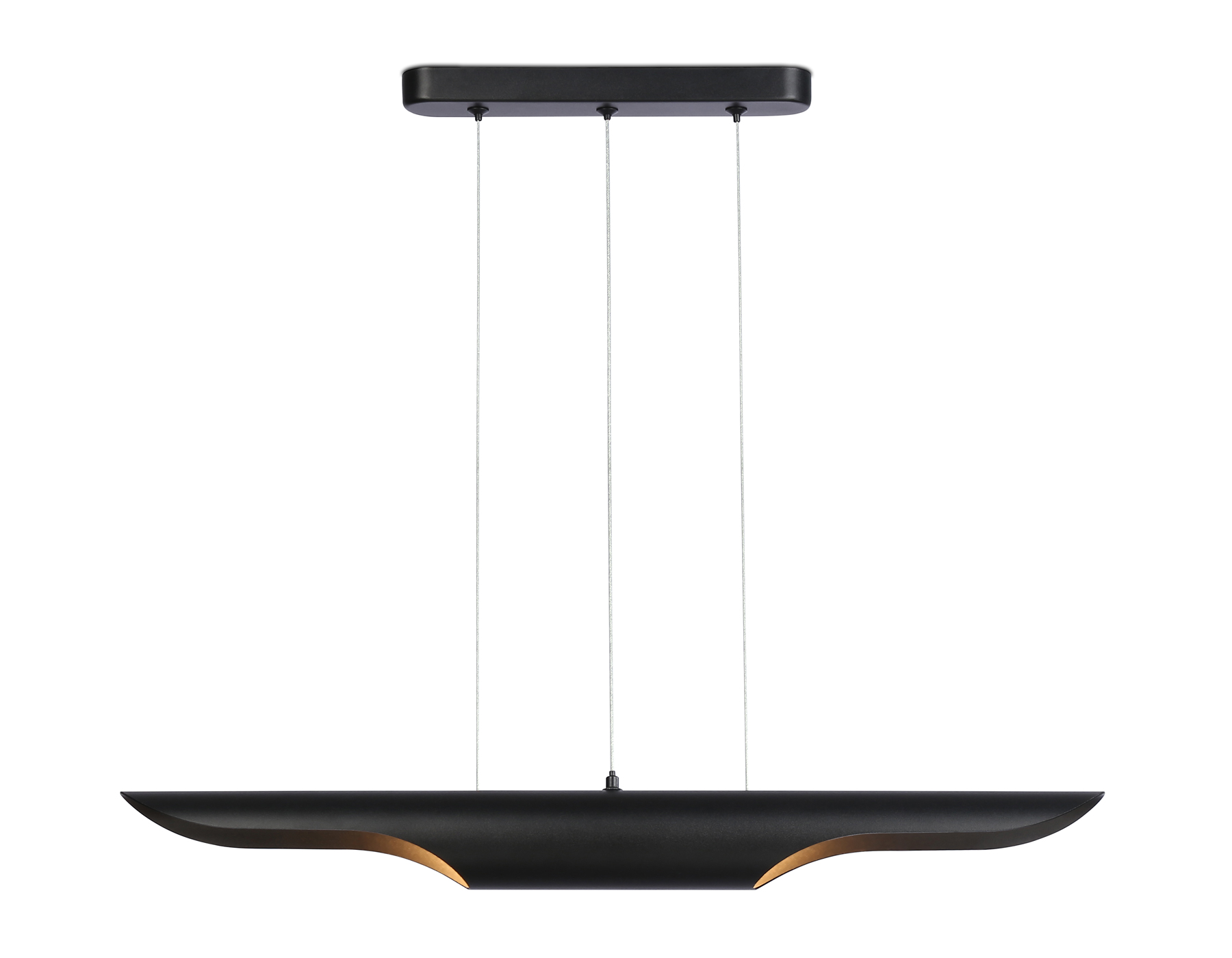 Светильник подвесной Ambrella TN5157/2 BK черный E27/2 max 40W 600*60*1100 подвесной