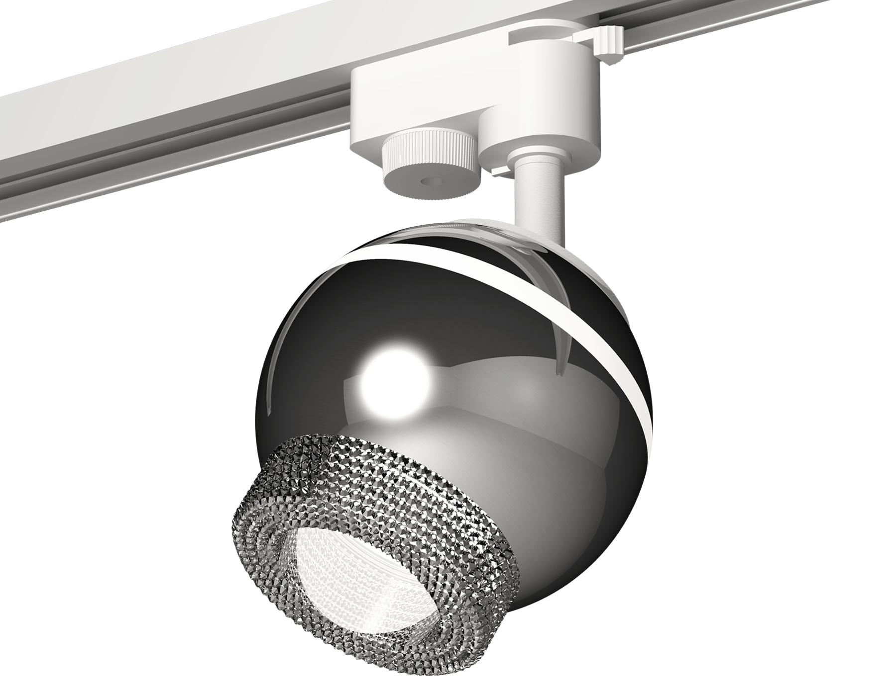 XT1104001 PSL/CL серебро полированное/прозрачный GU5.3 LED 3W 4200K (A2520, C1104, N7191)