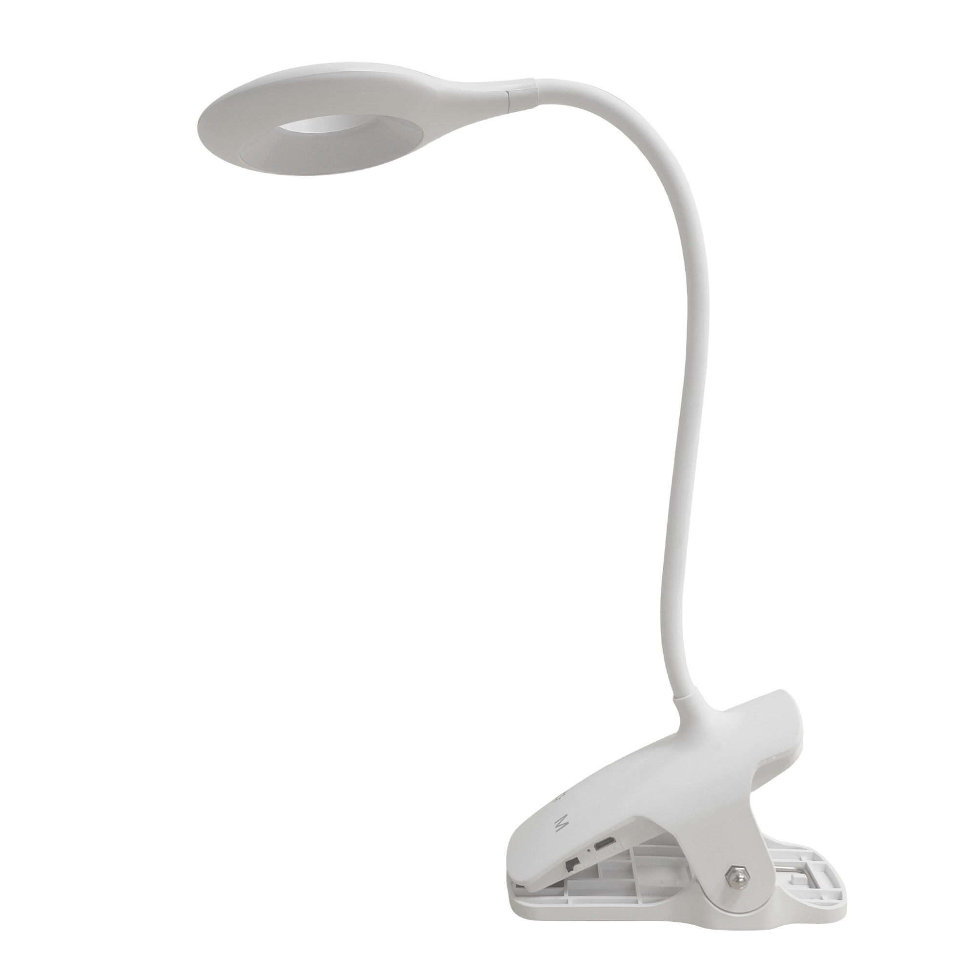 Светильник настольный UNIEL ULM-D601 8W/3000-6000K/DIM WHITE прищепка, сенсор, диммер