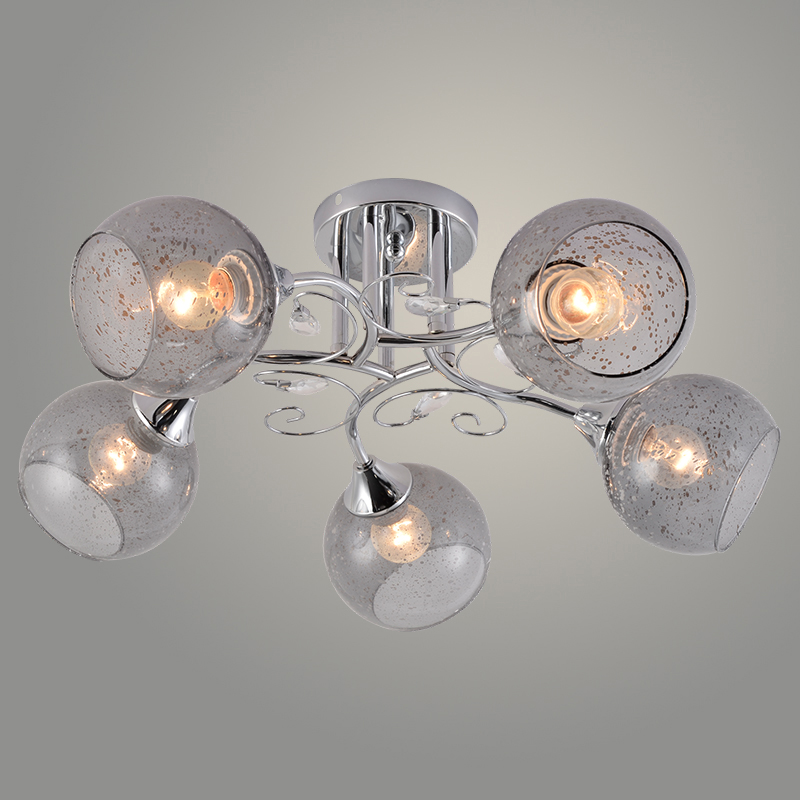 Люстра XA1545/5 CR хром 5х60W E27 d590 h250, HN23