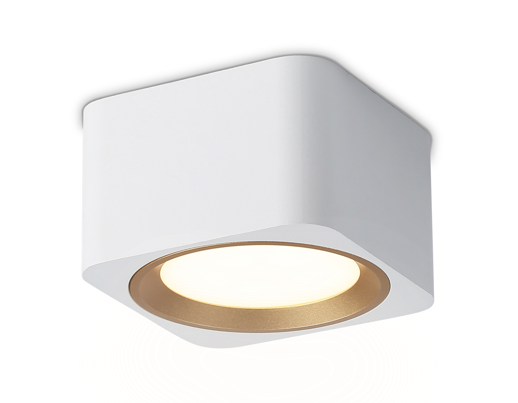Светильник накладной AMBRELLA TN70831 WH/GD белый/золото GX53 max 12W 96*96*60 