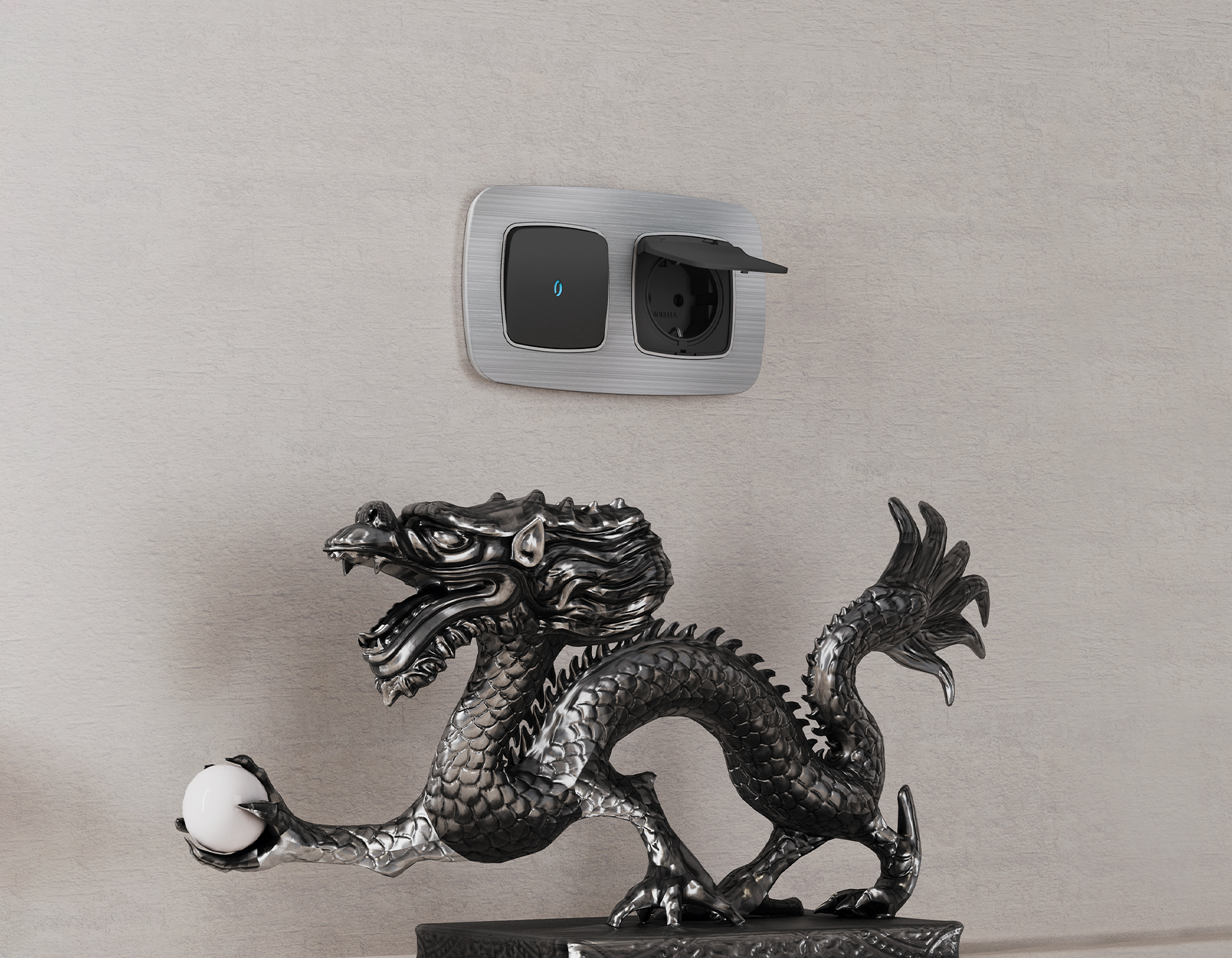 OF580102 Рамка OMEGA Radian (Серебро Металл шлифованный) 2-ая