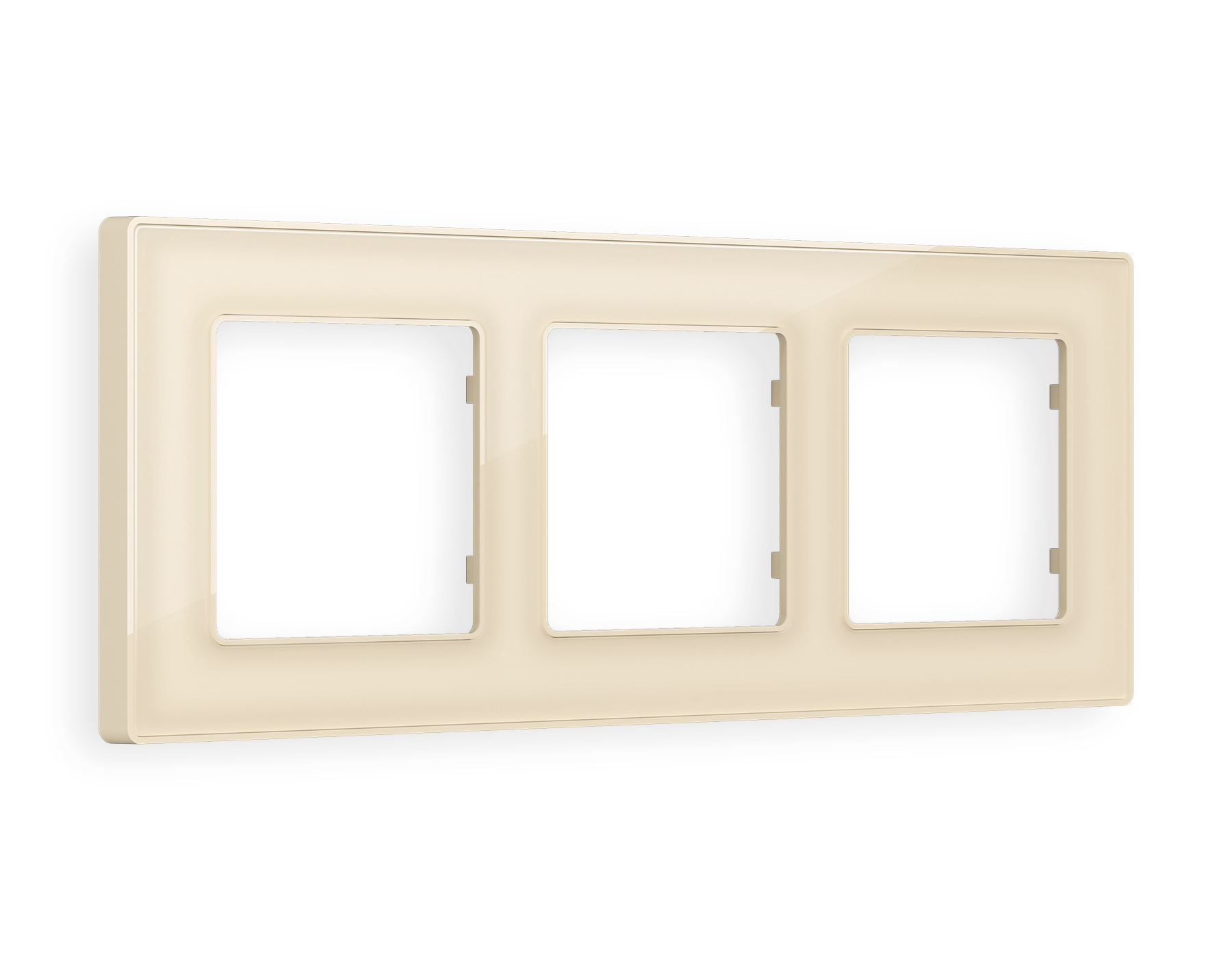 AF580303 Рамка ALFA Arctic (Бежевый Стекло органическое) 3-ая