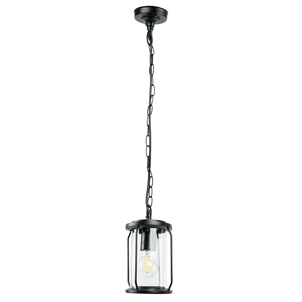 Светильник садово-парковый 100W 220-240V E27 черный (на цепочке 600мм) PL795