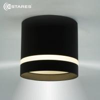Светильник ESTARES GUSTA 1xGX53-82x70-BLACK-220-IP20 