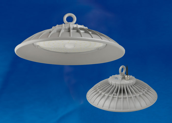 Светильник светодиодный ULY-U33C-100W/DW IP65 SILVER промышленный 6500K. Угол 120 градусов